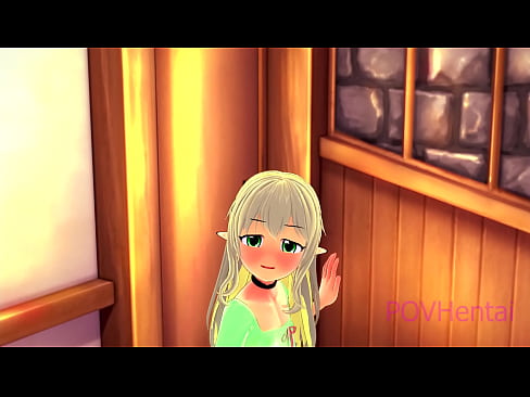❤️ (Trap) Elvish mjakazi hukusaidia kunawa uso wako. Ponografia kali ☑